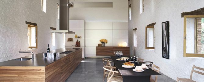 cocina en casa rustica