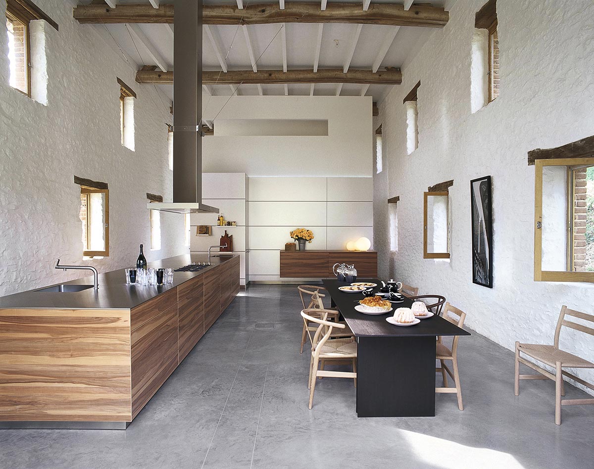 cocina en casa rustica