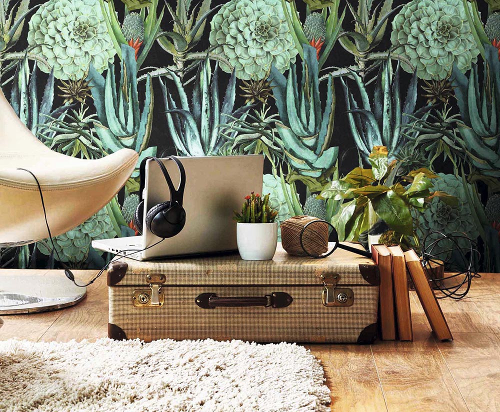 Tendències parets vinilo decorativo plantas