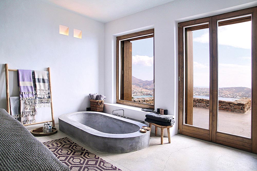 Erika Brechtel baño con vistas