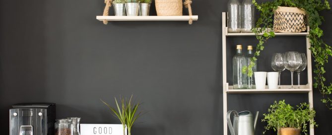 Decoración con estanterías