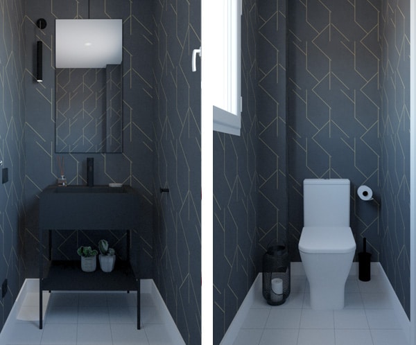 Bano industrial Medio Grey