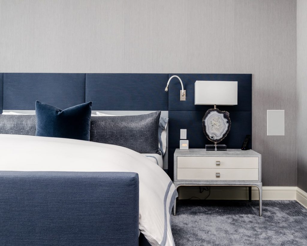 dormitorio en azul