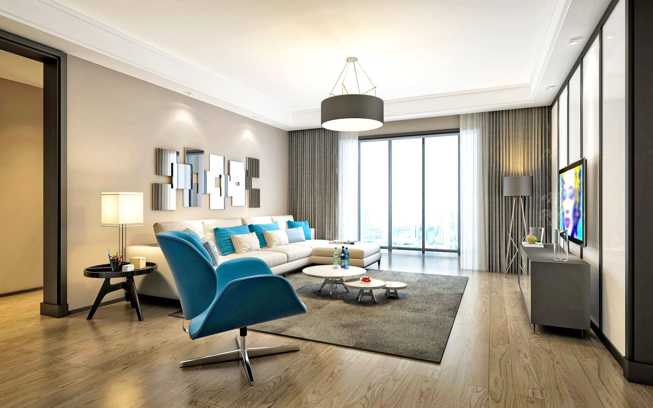 Amplitud y luminosidad en el salón